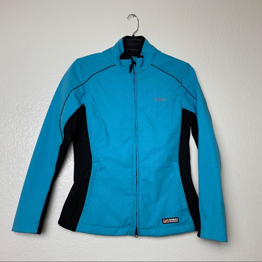 Battery Heated motorcycle jacket knit/ woven